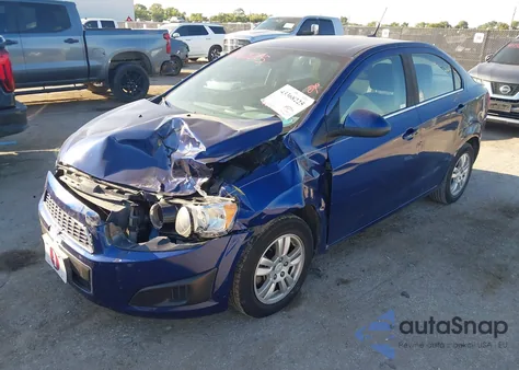 2013 Chevrolet Sonic Lt Auto z USA, uszkodzony, nr VIN 1G1JC5SB2D4169581